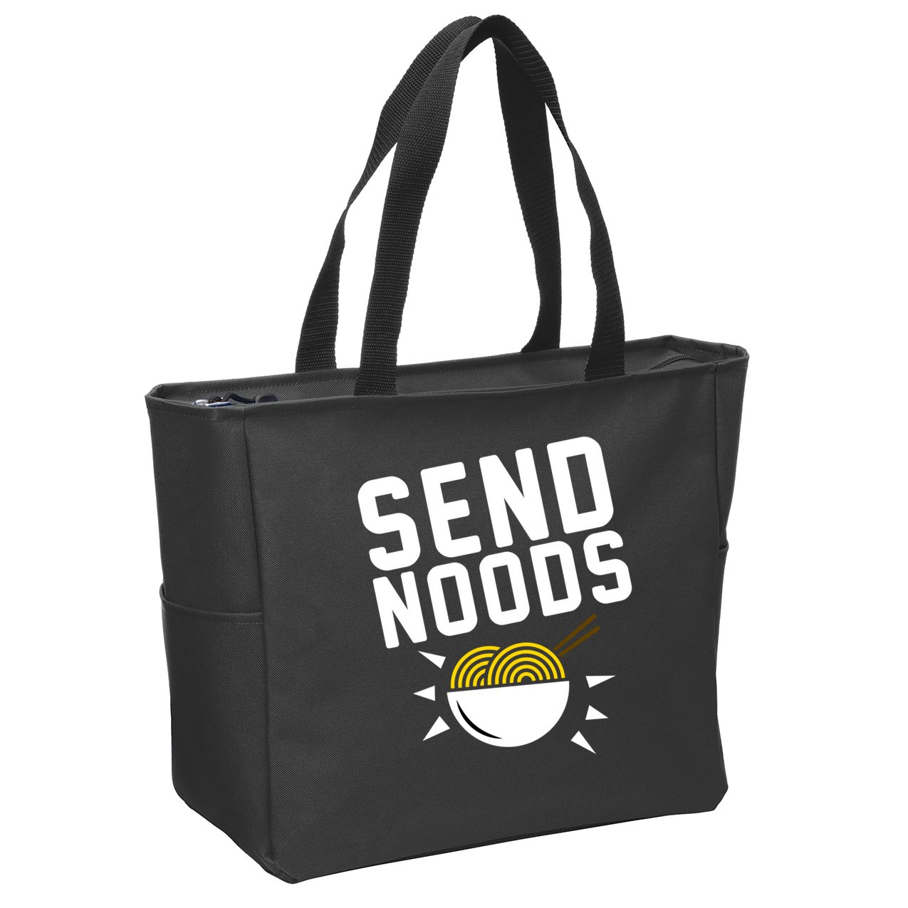 Send Noodles Zip Tote Bag