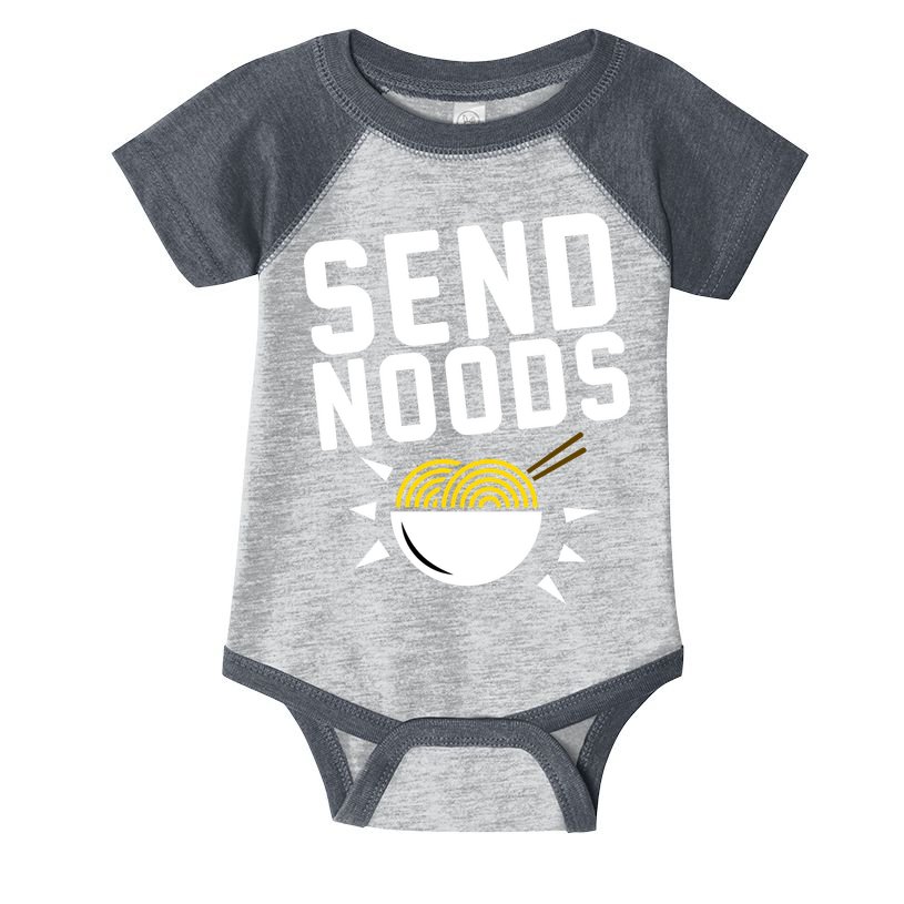 Send Noodles Infant Baby Jersey Bodysuit