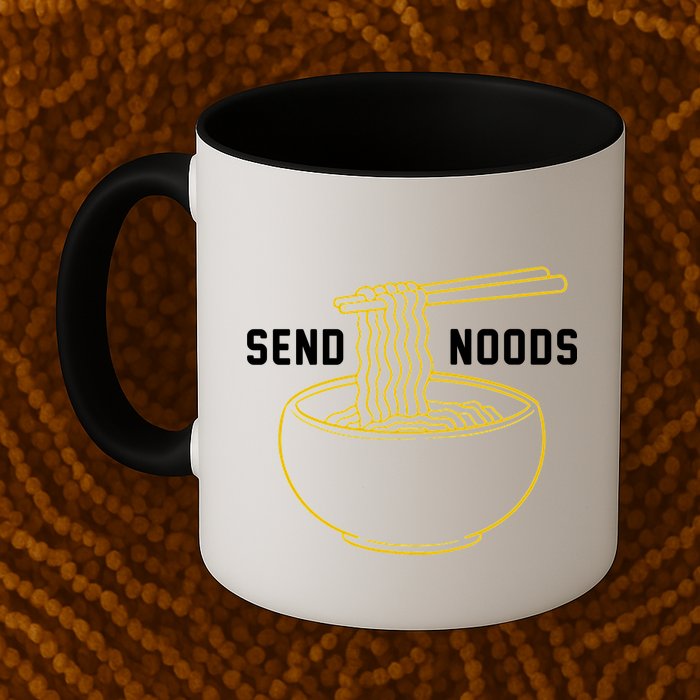 Send Noodles Funny Bowl Of Noodles Mug