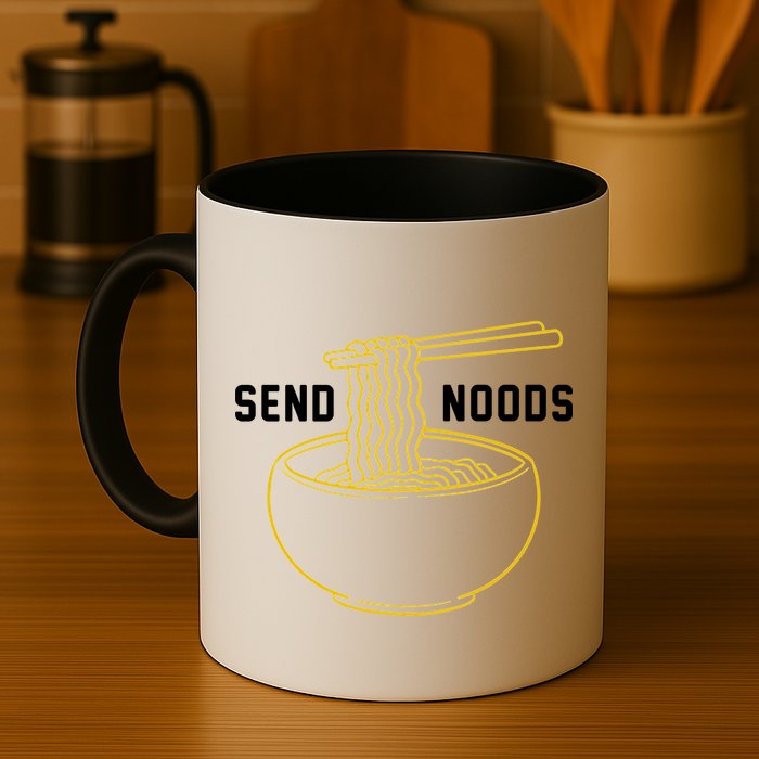 Send Noodles Funny Bowl Of Noodles Mug