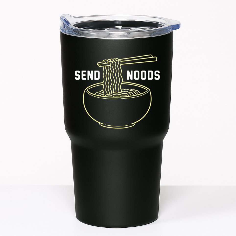 Send Noodles Funny Bowl Of Noodles Tumbler