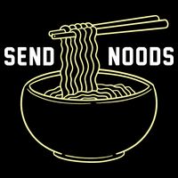 Send Noodles Funny Bowl Of Noodles Cropped Pullover Crew