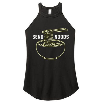 Send Noodles Funny Bowl Of Noodles Women's Perfect Tri Rocker Tank