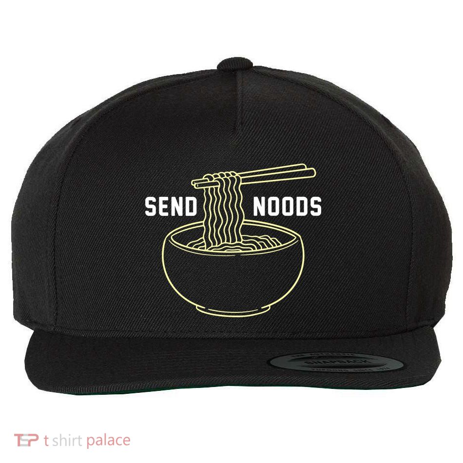 Send Noodles Funny Bowl Of Noodles Wool Snapback Cap
