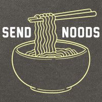 Send Noodles Funny Bowl Of Noodles Cotton Canvas Backpack