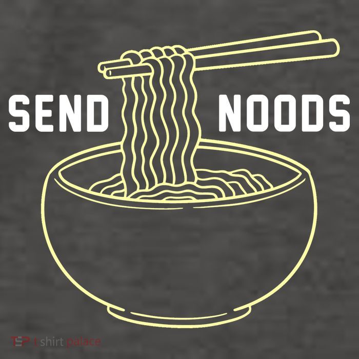 Send Noodles Funny Bowl Of Noodles Vector Backpack