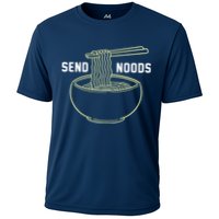 Send Noodles Funny Bowl Of Noodles Performance Shirt