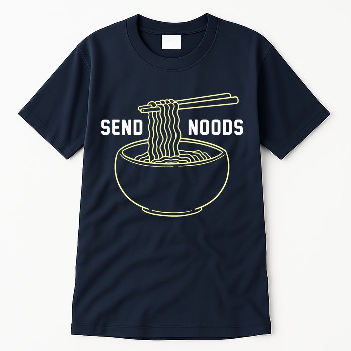 Send Noodles Funny Bowl Of Noodles Tall T-Shirt