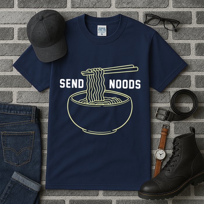 Send Noodles Funny Bowl Of Noodles Tall T-Shirt