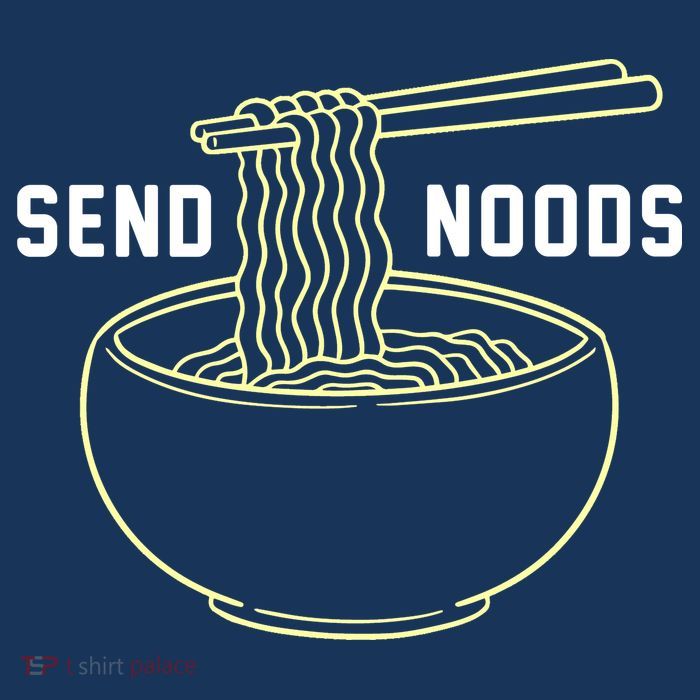 Send Noodles Funny Bowl Of Noodles Cooling Performance Long Sleeve Crew