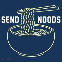 Send Noodles Funny Bowl Of Noodles Poster