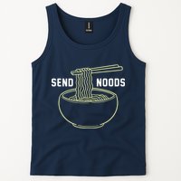 Send Noodles Funny Bowl Of Noodles Tank Top