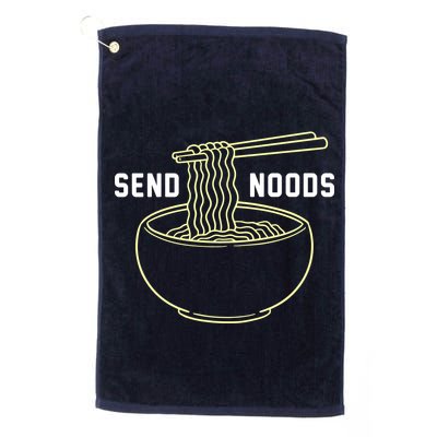 Send Noodles Funny Bowl Of Noodles Golf Towel