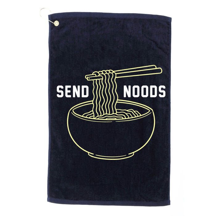 Send Noodles Funny Bowl Of Noodles Golf Towel