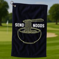 Send Noodles Funny Bowl Of Noodles Golf Towel