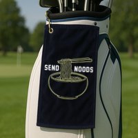 Send Noodles Funny Bowl Of Noodles Golf Towel