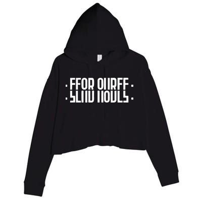 Send Nudes Funny Meme Secret Message Crop Fleece Hoodie