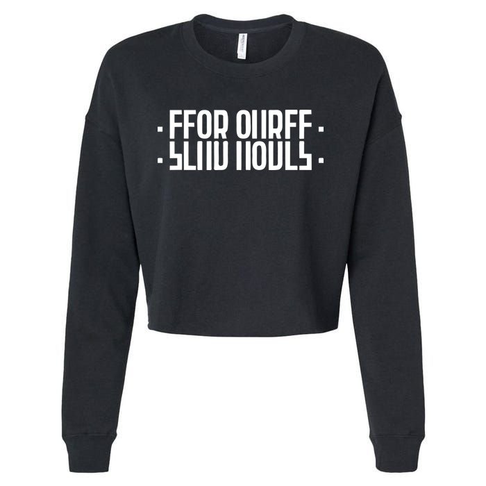 Send Nudes Funny Meme Secret Message Cropped Pullover Crew