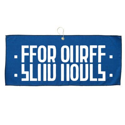 Send Nudes Funny Meme Secret Message Large Microfiber Waffle Golf Towel