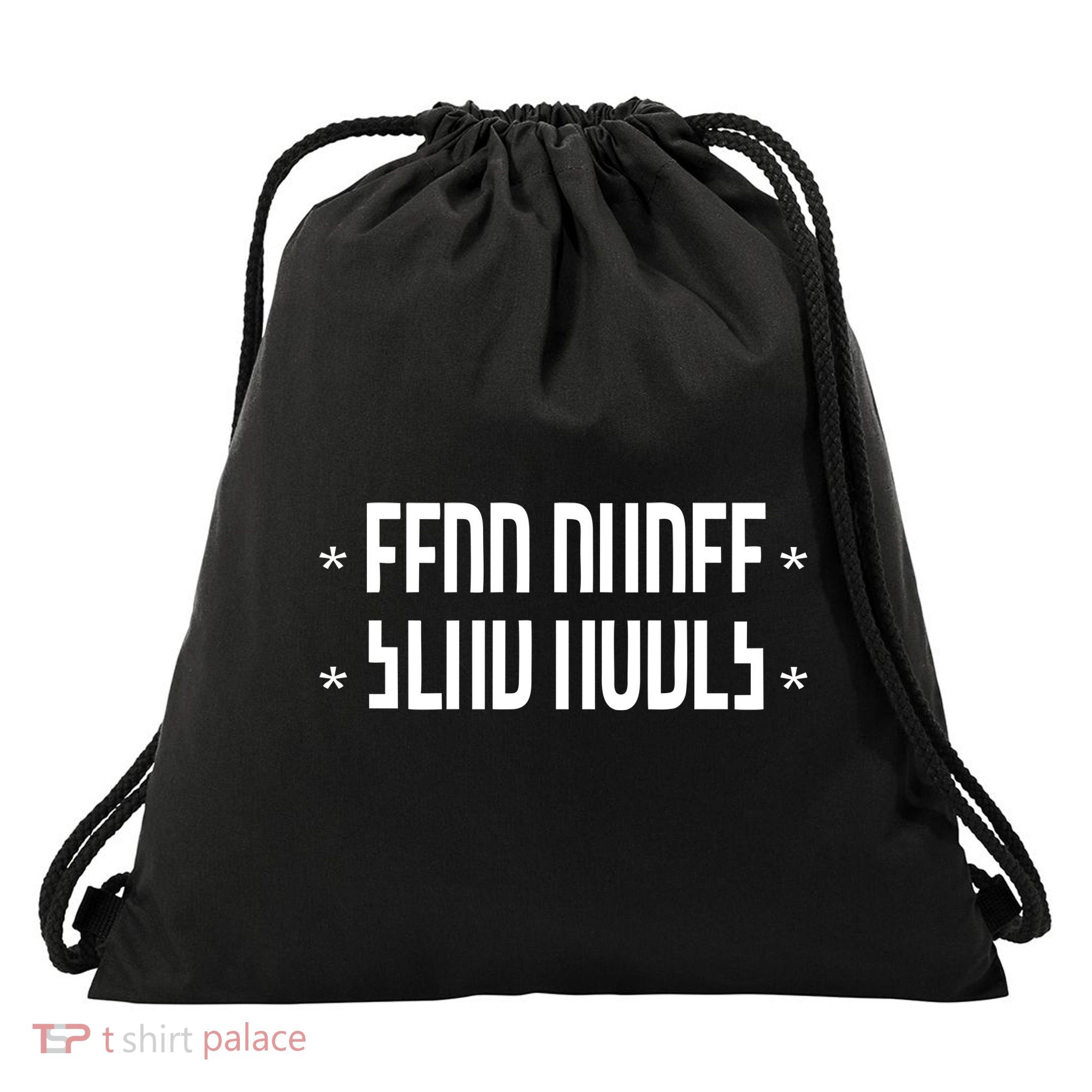 Send Nudes Hidden Message Drawstring Bag