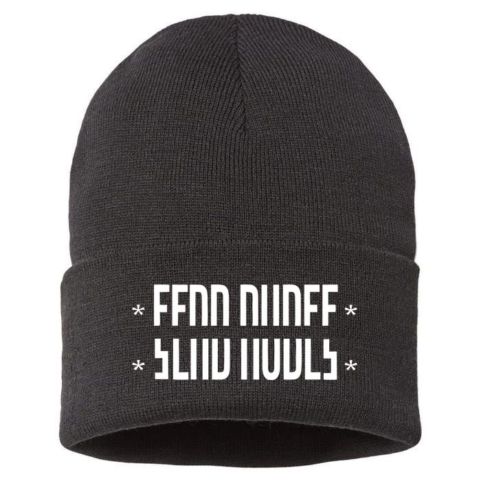 Send Nudes Hidden Message Sustainable Knit Beanie