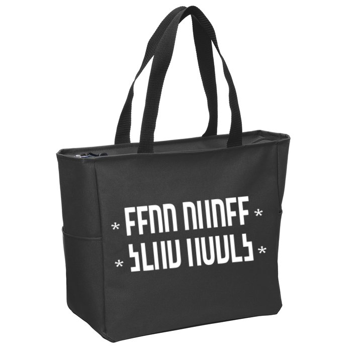 Send Nudes Hidden Message Zip Tote Bag