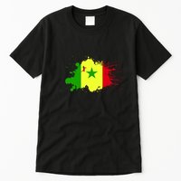 Senegal Flag Grunge Tall T-Shirt