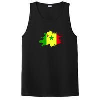 Senegal Flag Grunge PosiCharge Competitor Tank