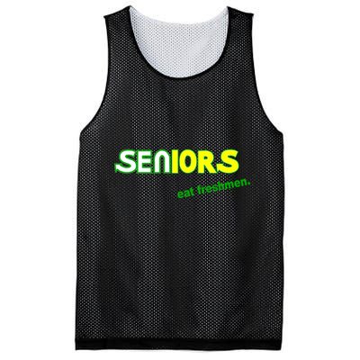 Seniors Eat Freshman Mesh Reversible Basketball Jersey Tank