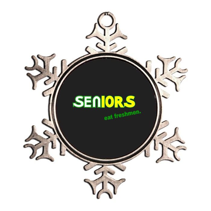 Seniors Eat Freshman Metallic Star Ornament