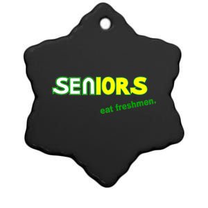 Seniors Eat Freshman Ceramic Star Ornament