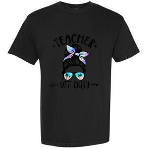 Summer End Of School Year Teacher Off Duty Garment-Dyed Heavyweight T-Shirt