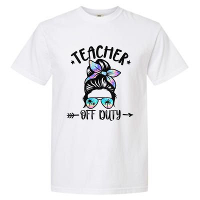 Summer End Of School Year Teacher Off Duty Garment-Dyed Heavyweight T-Shirt