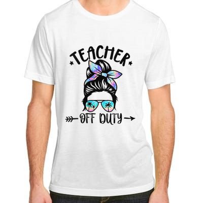 Summer End Of School Year Teacher Off Duty Adult ChromaSoft Performance T-Shirt