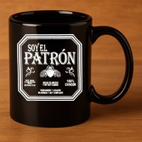 SOY EL PATRON LATINO FUNNY 11oz C Handle Ceramic Mug