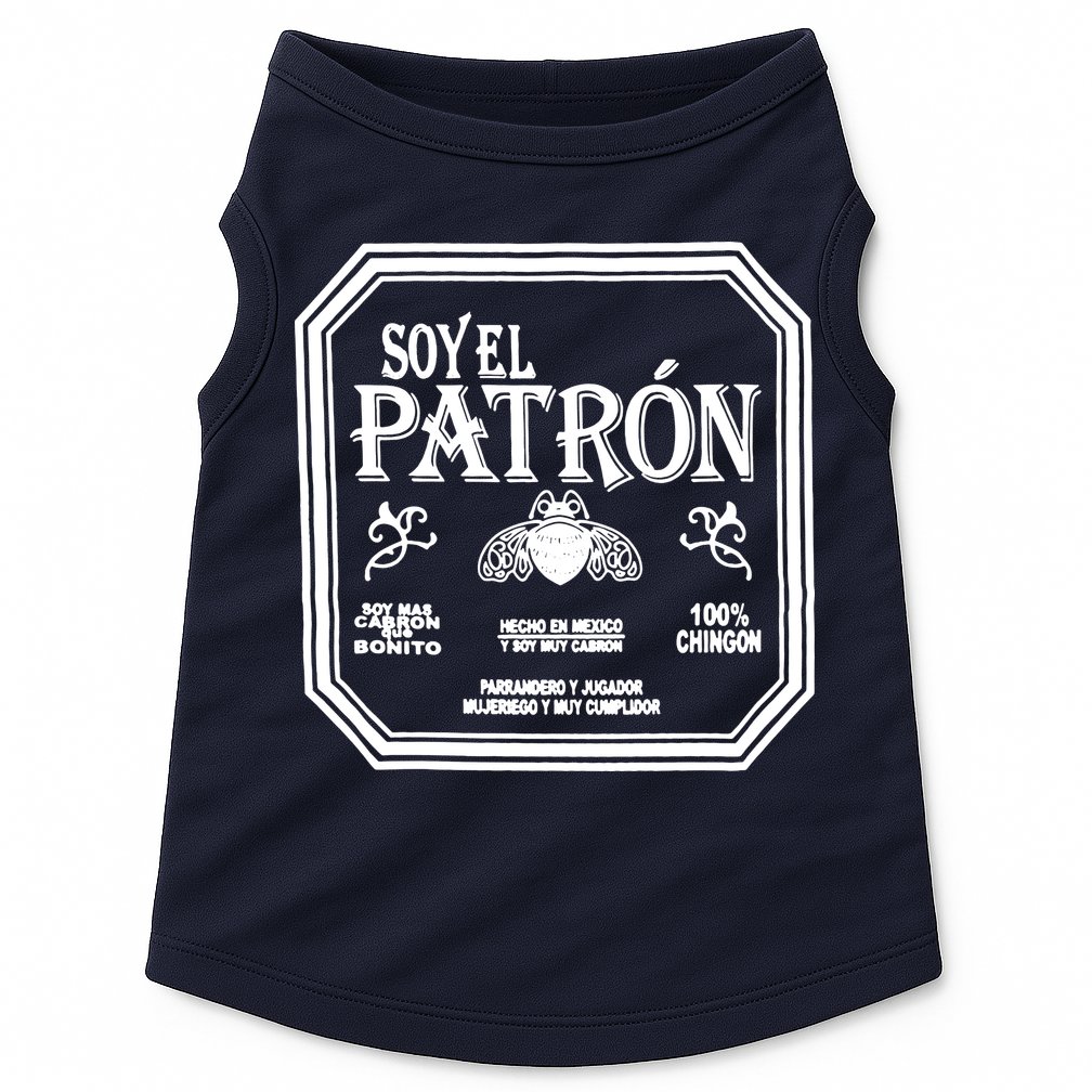 SOY EL PATRON LATINO FUNNY Doggie Tank