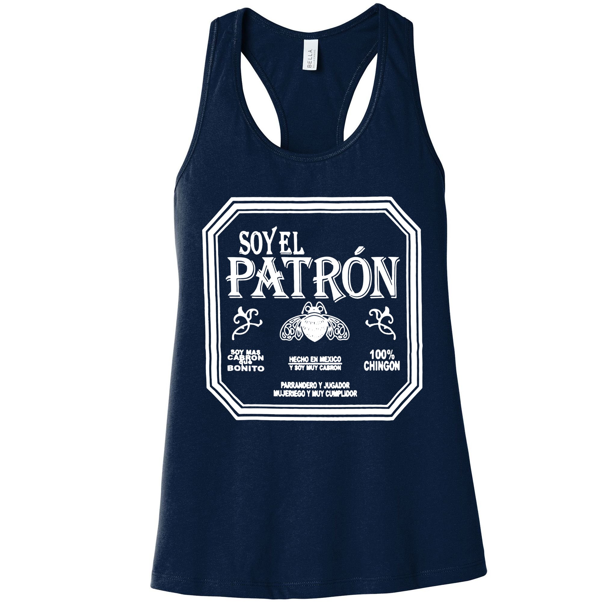 SOY EL PATRON LATINO FUNNY Womens Tank Top
