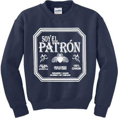 SOY EL PATRON LATINO FUNNY Kids Sweatshirt