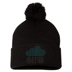 Software Engineer Programming Computer Developer Coder Pom Pom 12in Knit Beanie