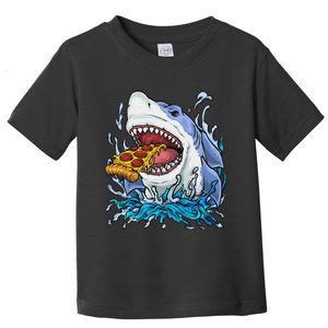 Shark Eating Pizza Toddler T-Shirt