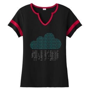 Software Engineer Programming Computer Developer Coder Ladies Halftime Notch Neck Tee