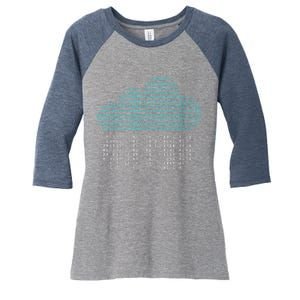 Software Engineer Programming Computer Developer Coder Women's Tri-Blend 3/4-Sleeve Raglan Shirt