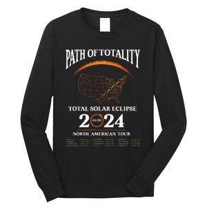 Solar Eclipse Path Of Totality Solar Eclipse April 8 2024 Long Sleeve Shirt