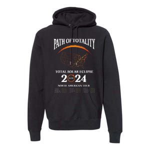 Solar Eclipse Path Of Totality Solar Eclipse April 8 2024 Premium Hoodie