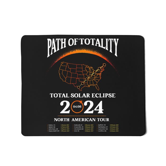 Solar Eclipse Path Of Totality Solar Eclipse April 8 2024 Mousepad