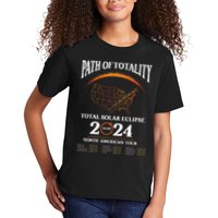 Solar Eclipse Path Of Totality Solar Eclipse April 8 2024 Kids T-Shirt