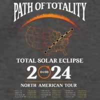 Solar Eclipse Path Of Totality Solar Eclipse April 8 2024 Vector Backpack