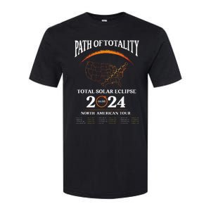 Solar Eclipse Path Of Totality Solar Eclipse April 8 2024 Softstyle CVC T-Shirt