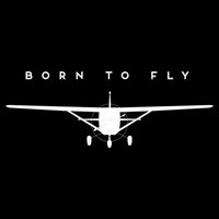 Single Engine Prop Airplane Meaningful Gift Born To Fly Gift Bucket Hat