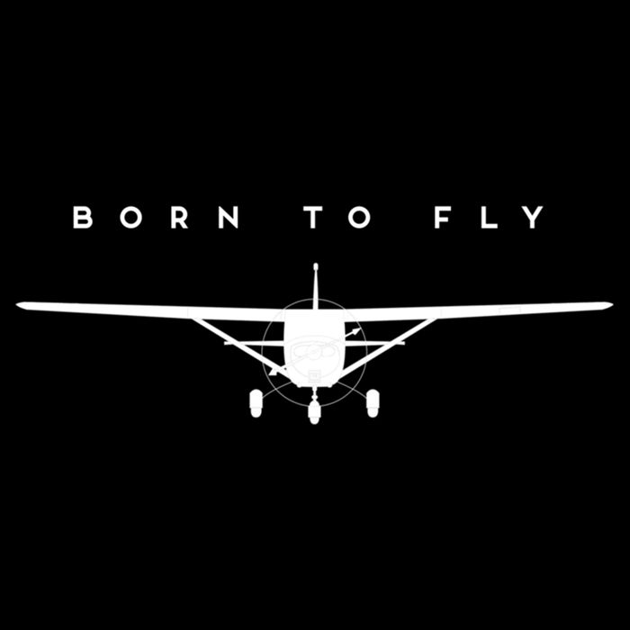 Single Engine Prop Airplane Meaningful Gift Born To Fly Gift Bucket Hat